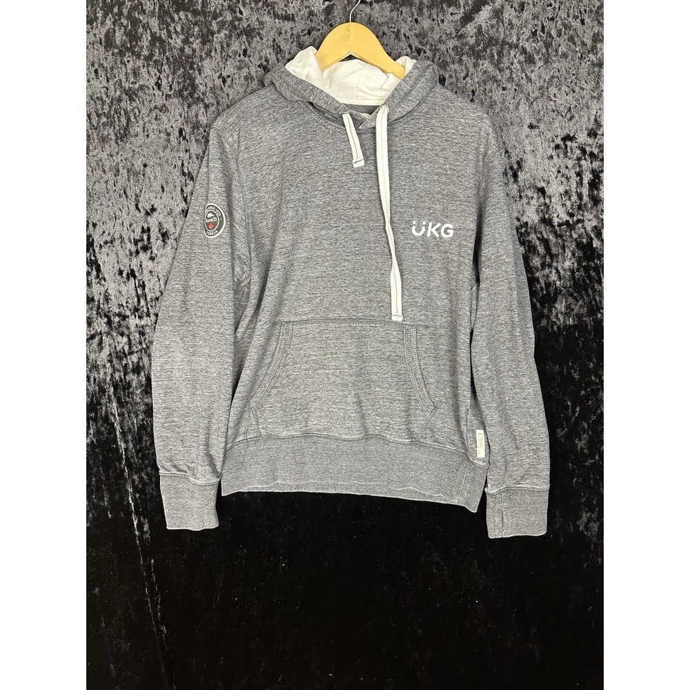 Roots 73 UGK Hoodie Mens M Gray Pullover Drawstring Lightweight‎ Long Sleeve
